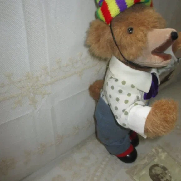 Rare 1987 House of Nisbet  Little Brown Bear Signed by Worth Gruelle in Pen